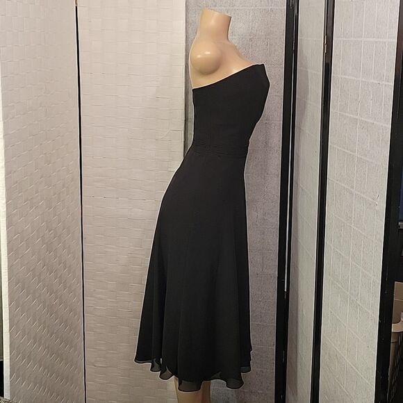 BRAND NEW B2 CHIFFON STRAPLESS BACK ZIPPER  WOMEN"S DRESS - Picture 5 of 11